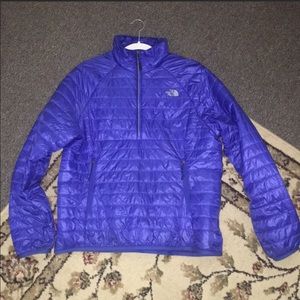 North Face pull over half zip jacket